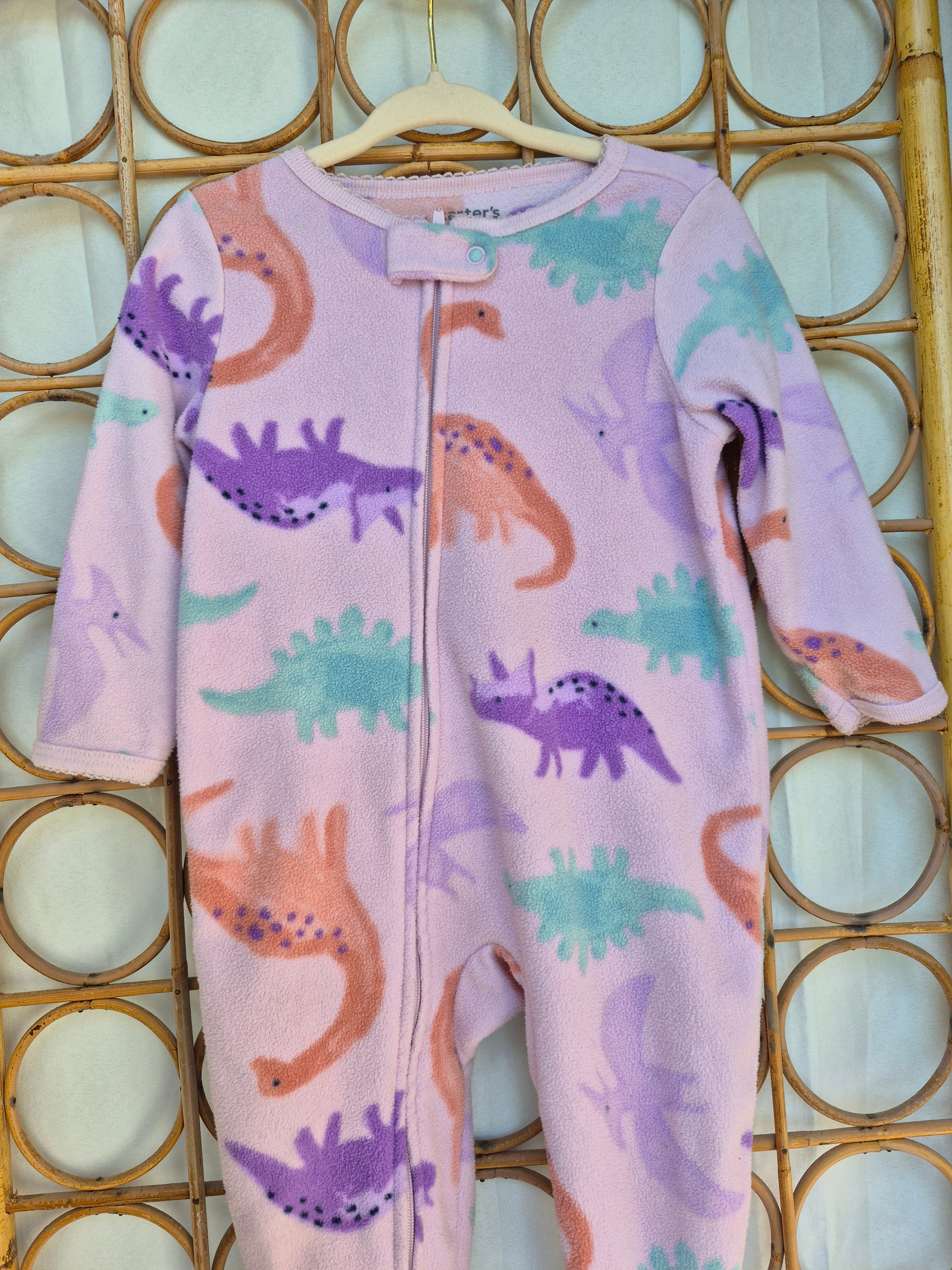 Lot - 4 pyjamas en polar - 12 mois