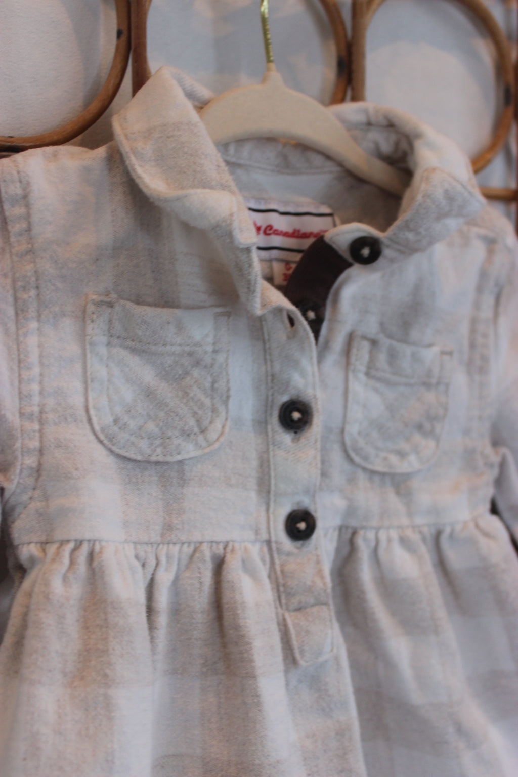 Canadiana - robe - 0-3 mois