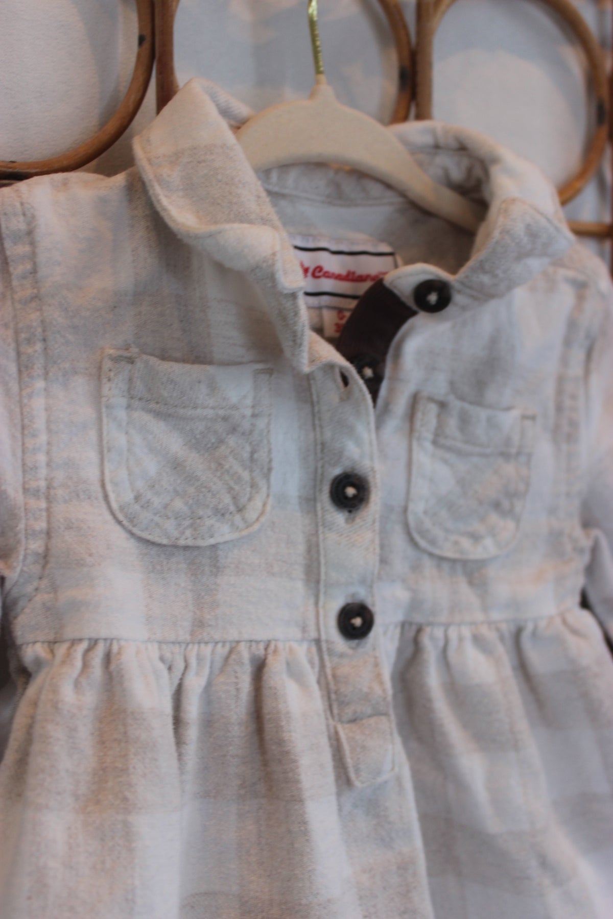 Canadiana - robe - 0-3 mois