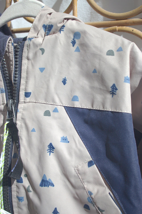 Gagou Tagou - manteau doublé - 12 mois