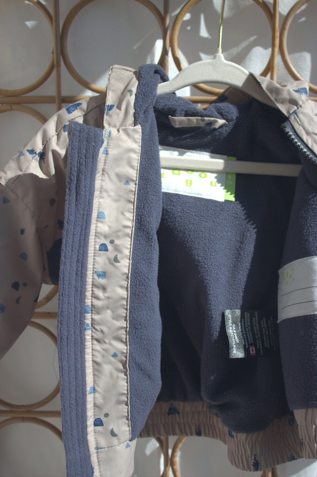 Gagou Tagou - manteau doublé - 12 mois